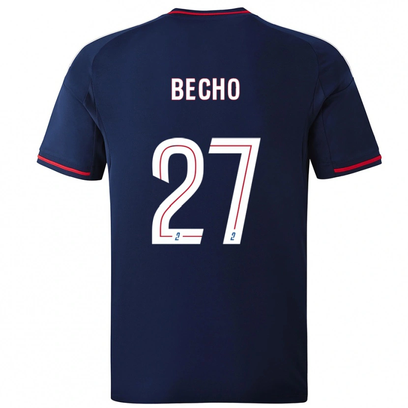 Danxen Men Vicki Becho #27 Navy Red Away Jersey 2025/26 T-Shirt