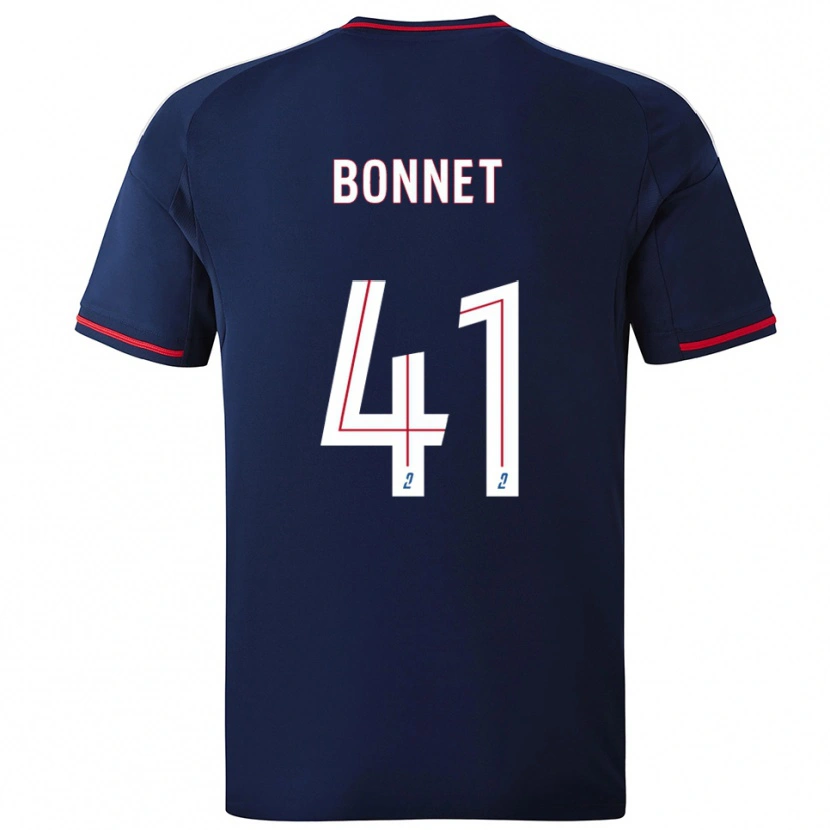 Danxen Men Noam Bonnet #41 Navy Red Away Jersey 2025/26 T-Shirt