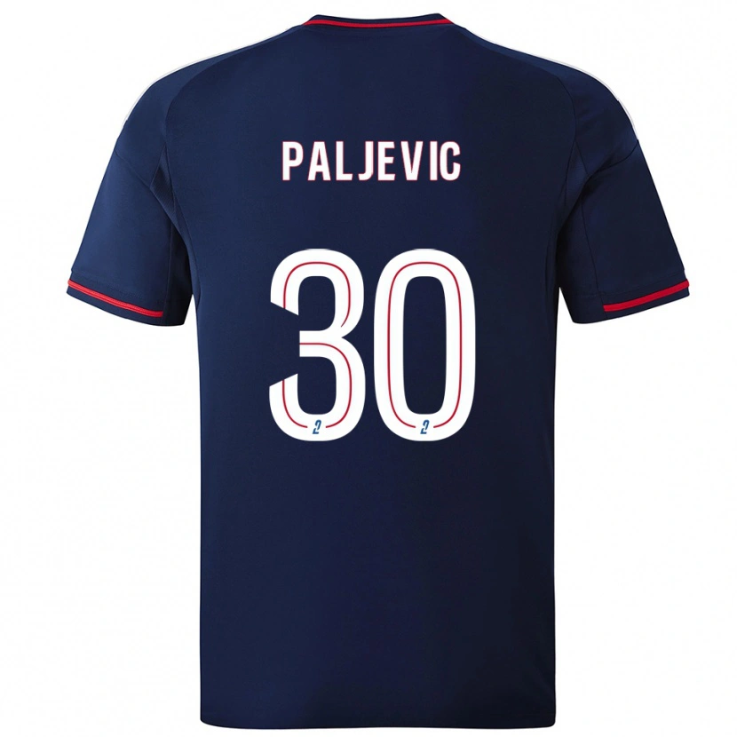 Danxen Men Alyssia Paljevic #30 Navy Red Away Jersey 2025/26 T-Shirt