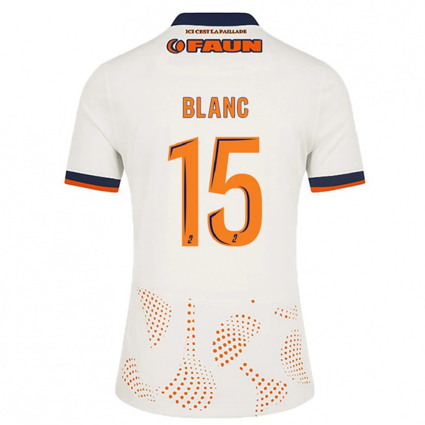 Danxen Men Cyrielle Blanc #15 White Orange Away Jersey 2025/26 T-Shirt