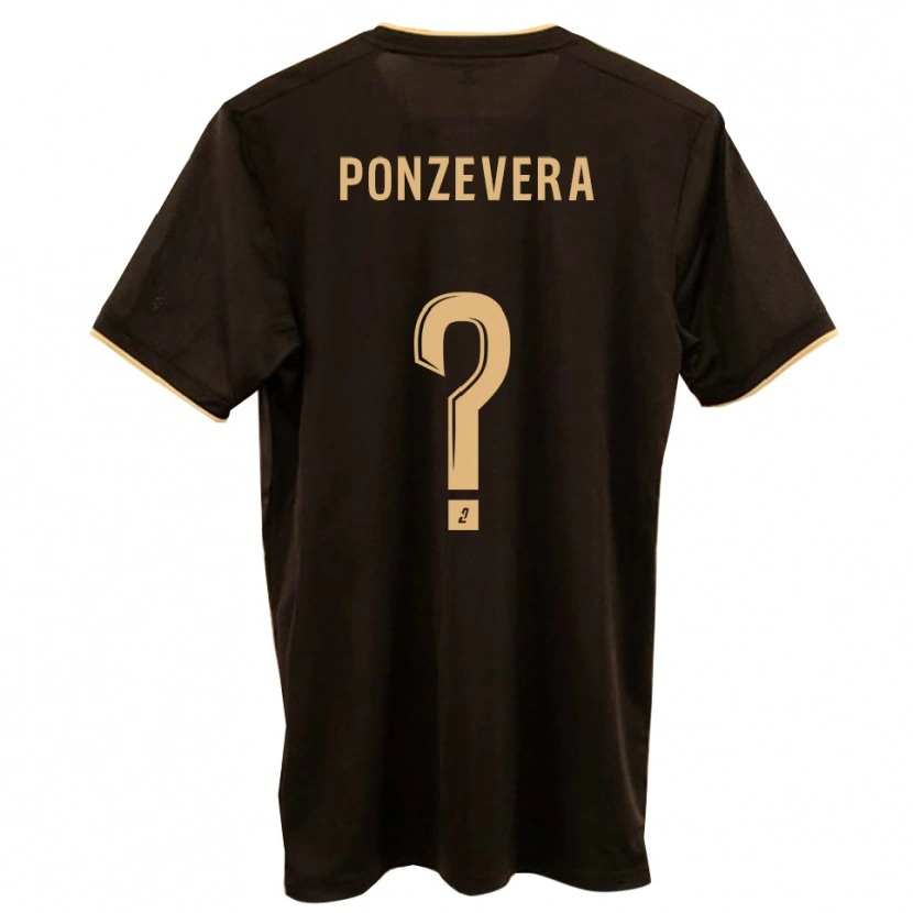 Danxen Men Pierre-Pascal Ponzevera #0 Blue Red Away Jersey 2025/26 T-Shirt