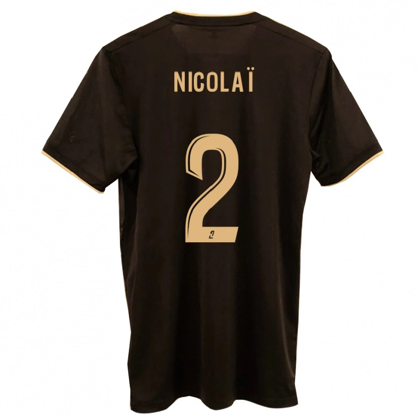 Danxen Men Dominique Nicolaï #2 Blue Red Away Jersey 2025/26 T-Shirt