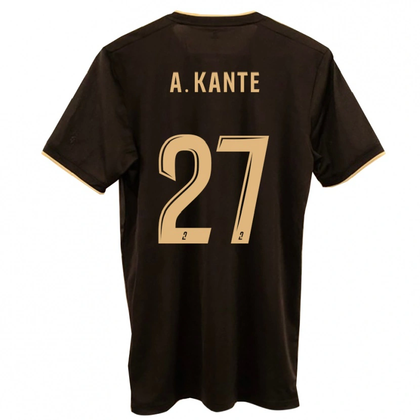 Danxen Men Abou Kanté #27 Blue Red Away Jersey 2025/26 T-Shirt