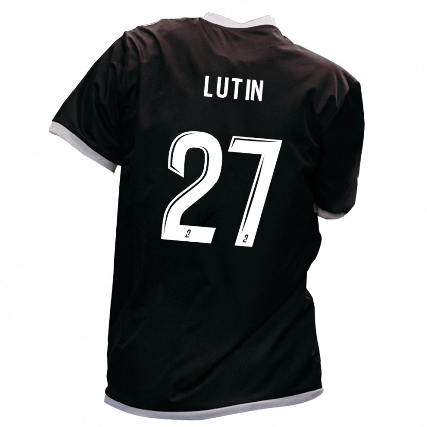 Danxen Men Rayan Lutin #27 Black Gold Away Jersey 2025/26 T-Shirt