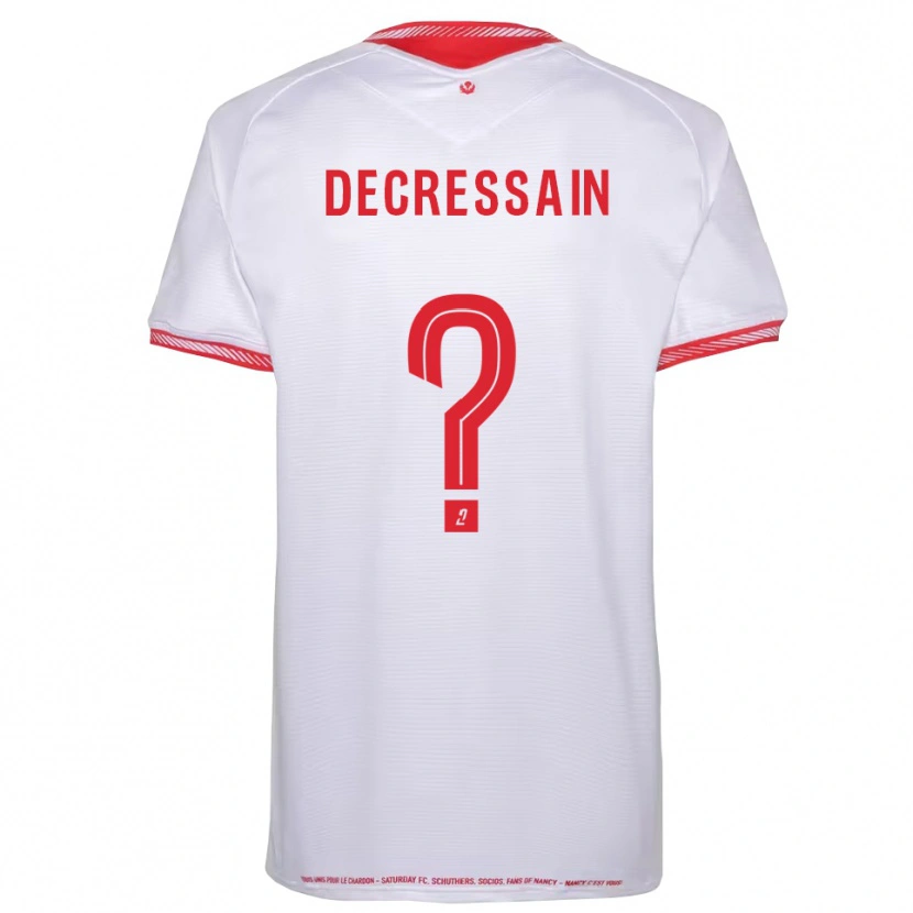 Danxen Men Flavie Decressain #0 Black Red Away Jersey 2025/26 T-Shirt