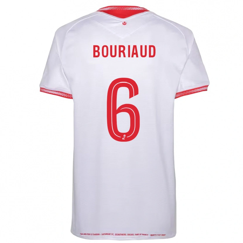 Danxen Men Teddy Bouriaud #6 Black Red Away Jersey 2025/26 T-Shirt
