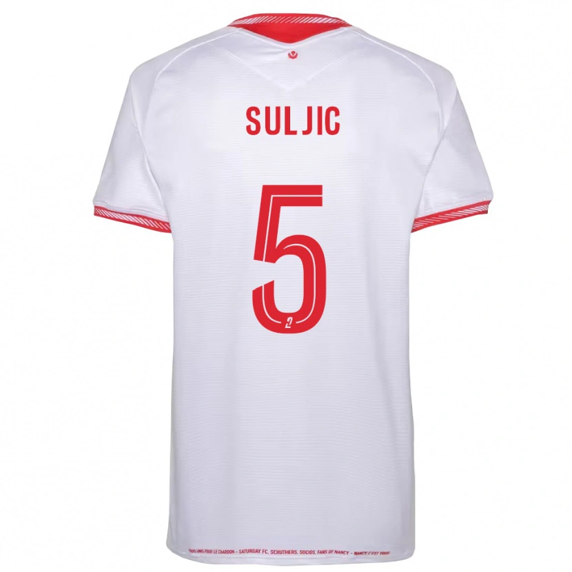 Danxen Men Cazim Suljic #5 Black Red Away Jersey 2025/26 T-Shirt