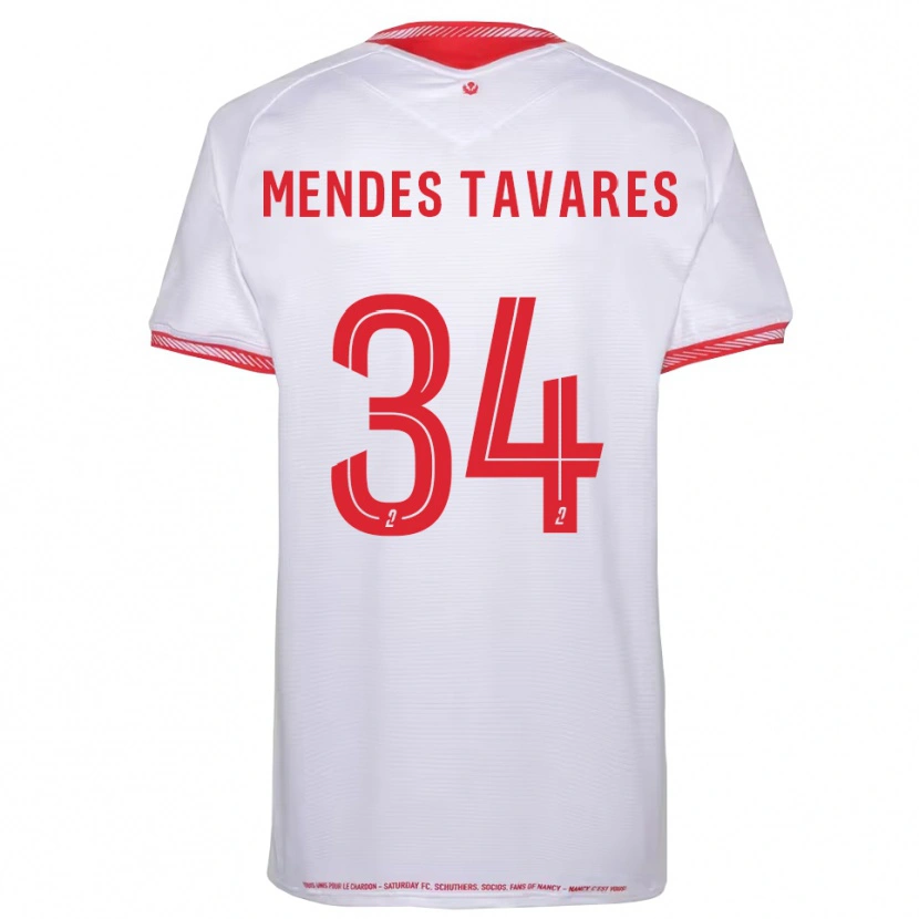 Danxen Men Carlos Mendes Tavares #34 Black Red Away Jersey 2025/26 T-Shirt