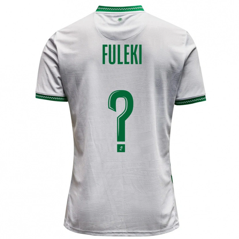 Danxen Men Samuel Fuleki #0 White Green Away Jersey 2025/26 T-Shirt