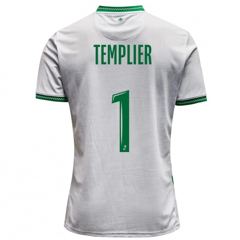 Danxen Men Emma Templier #1 White Green Away Jersey 2025/26 T-Shirt