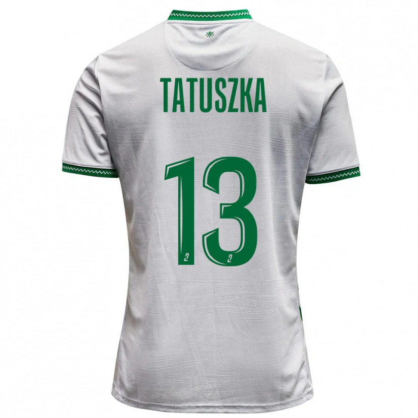 Danxen Men Maxence Tatuszka #13 White Green Away Jersey 2025/26 T-Shirt