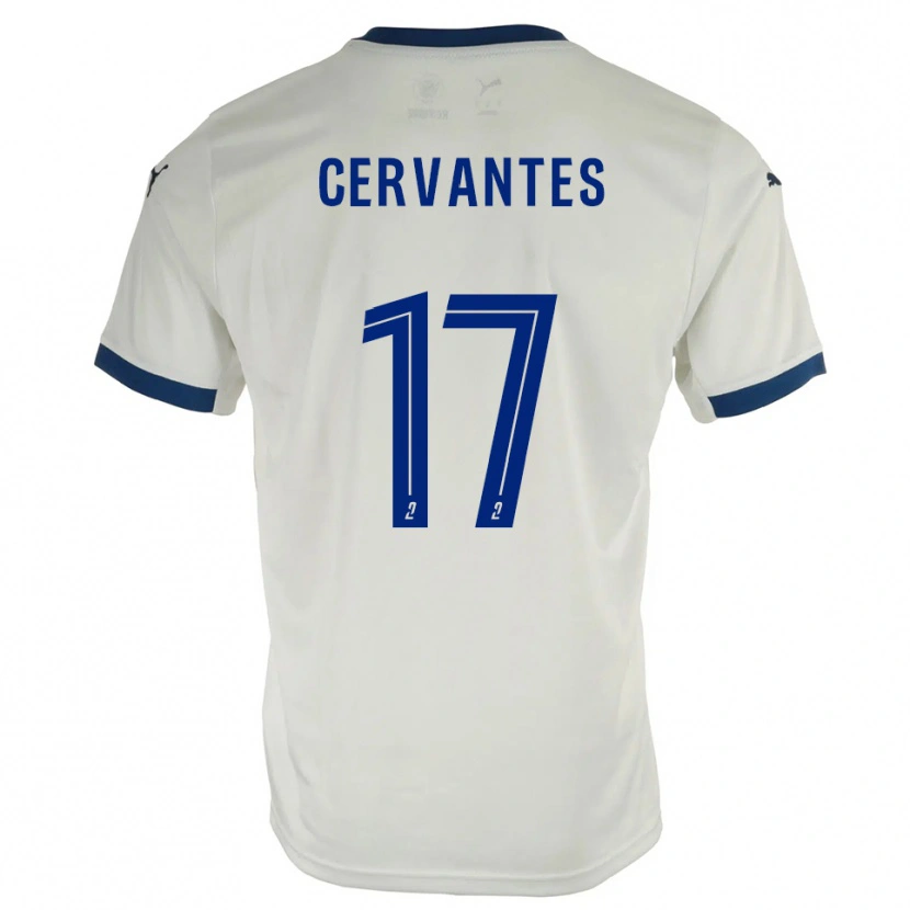 Danxen Men Noa Cervantes #17 White Blue Away Jersey 2025/26 T-Shirt