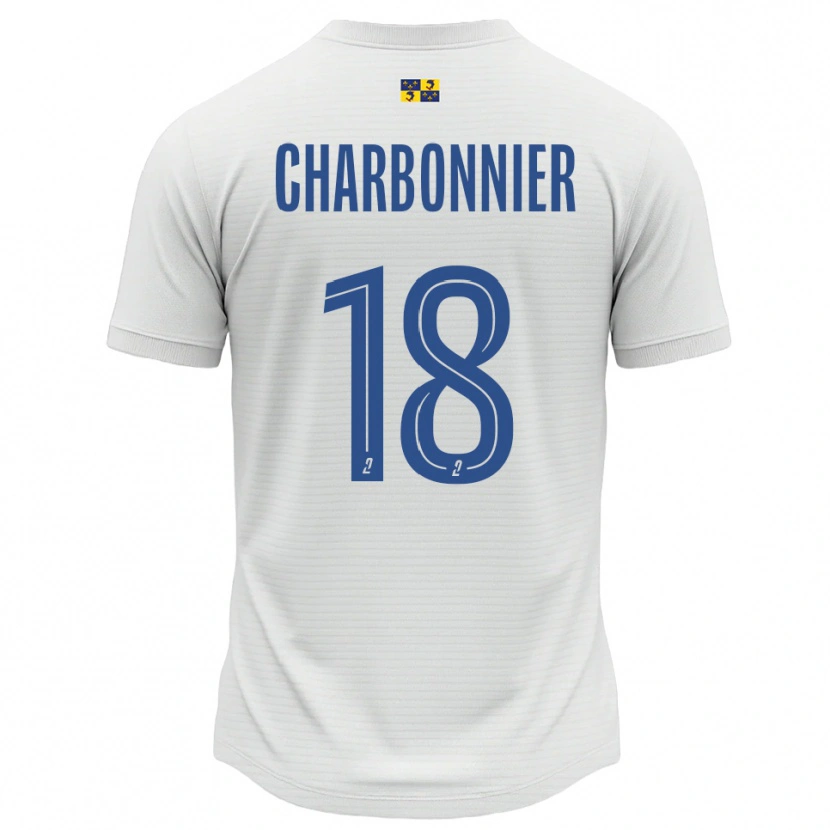 Danxen Men Candice Charbonnier #18 White Blue Away Jersey 2025/26 T-Shirt