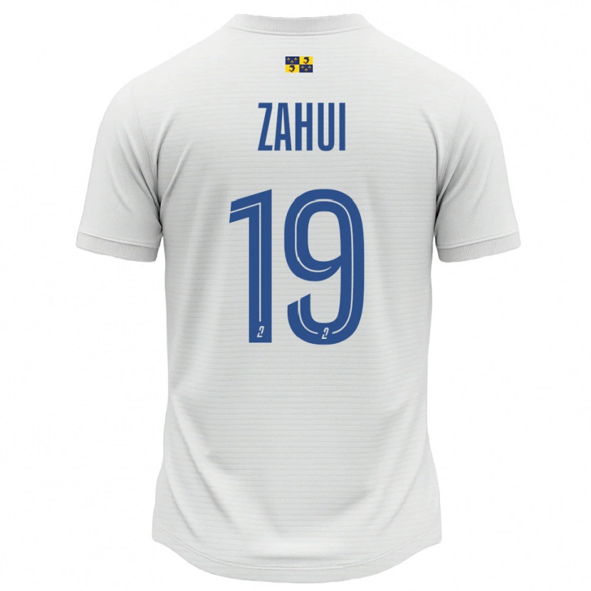Danxen Men Nesta Zahui #19 White Blue Away Jersey 2025/26 T-Shirt