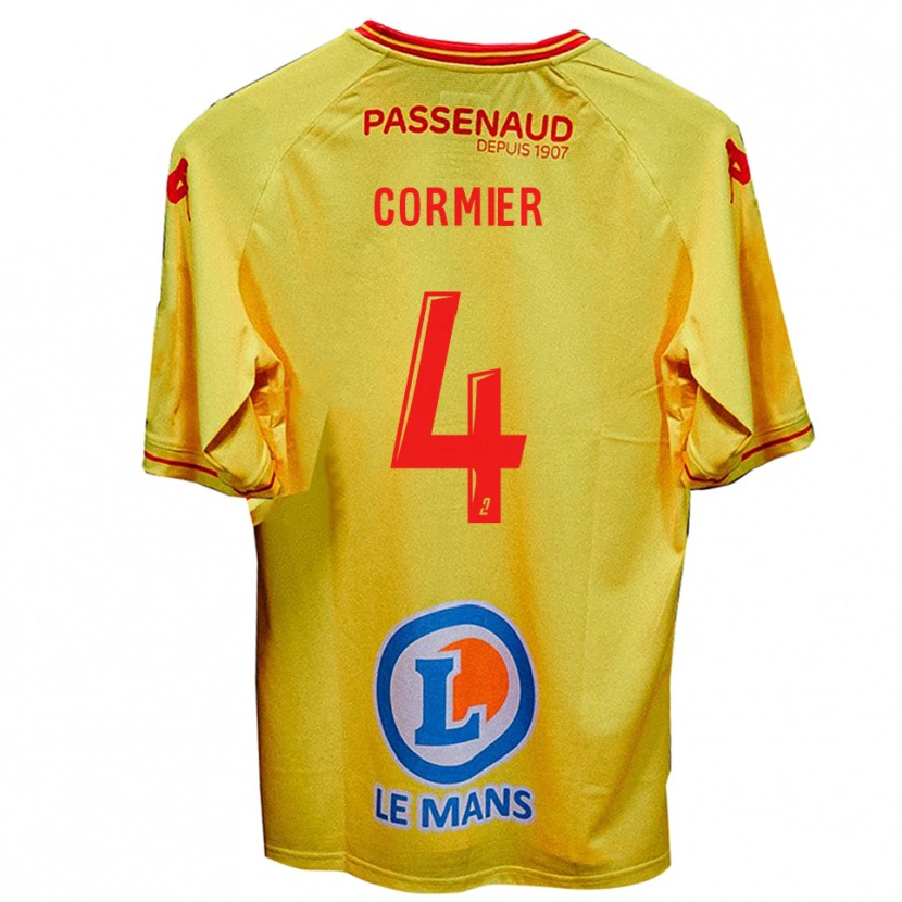 Danxen Men Leny Cormier #4 Yellow Away Jersey 2025/26 T-Shirt