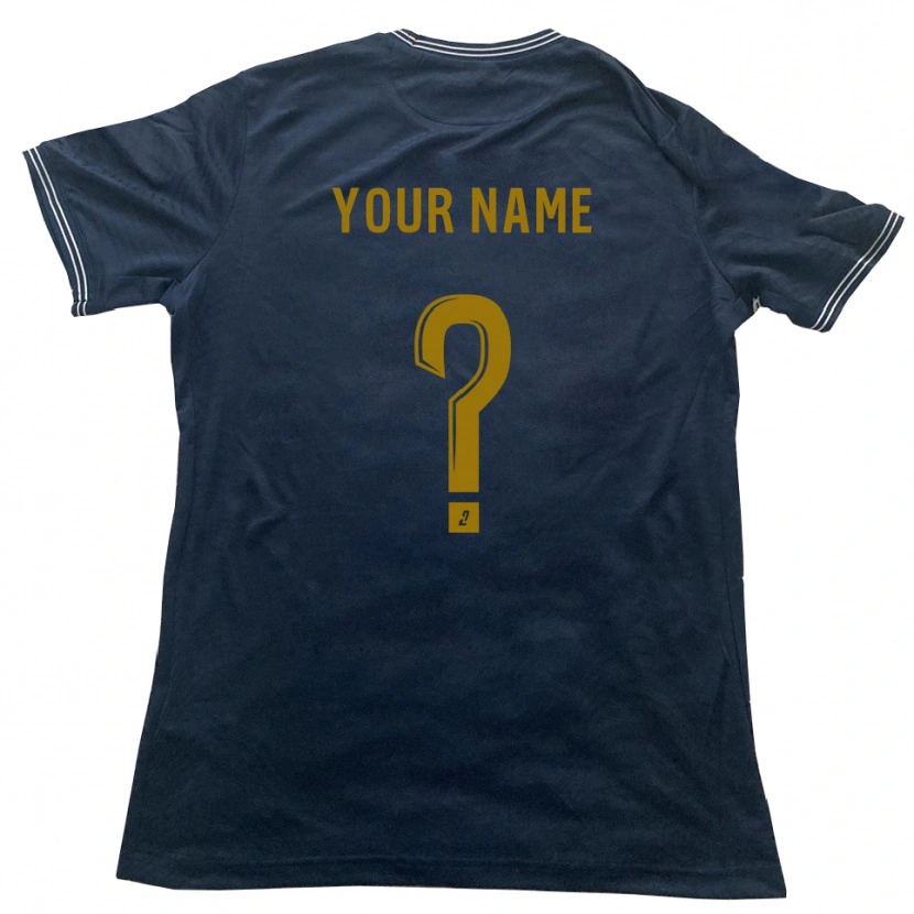 Danxen Men Your Name #0 Navy Gold Away Jersey 2025/26 T-Shirt