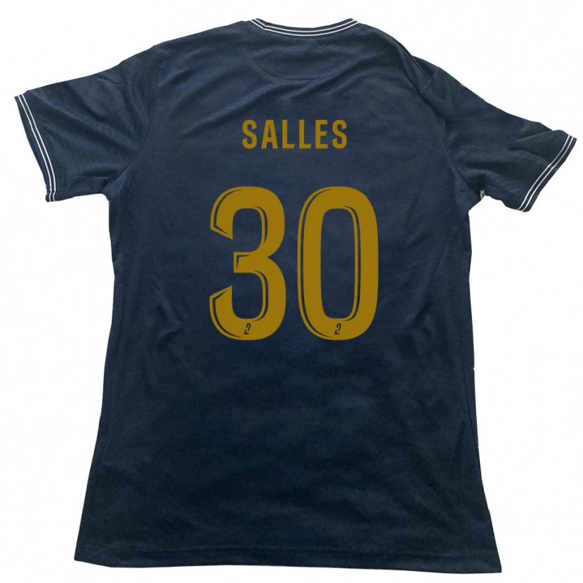 Danxen Men Esteban Salles #30 Navy Gold Away Jersey 2025/26 T-Shirt