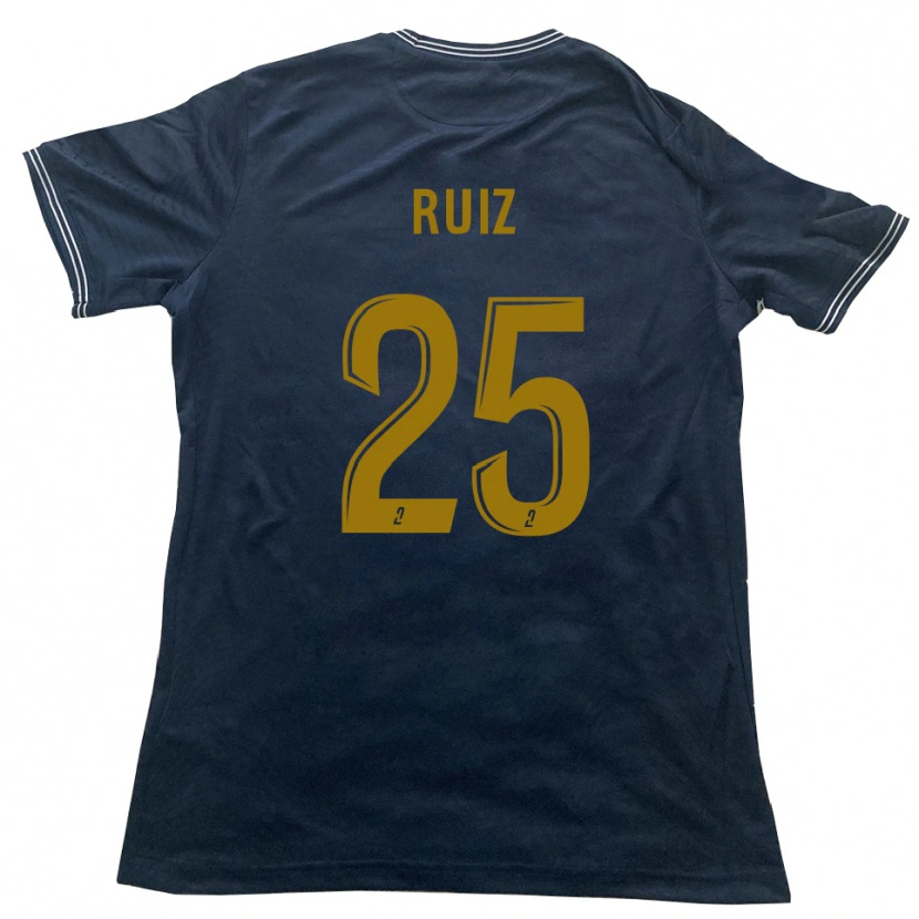 Danxen Men Jean Ruiz #25 Navy Gold Away Jersey 2025/26 T-Shirt
