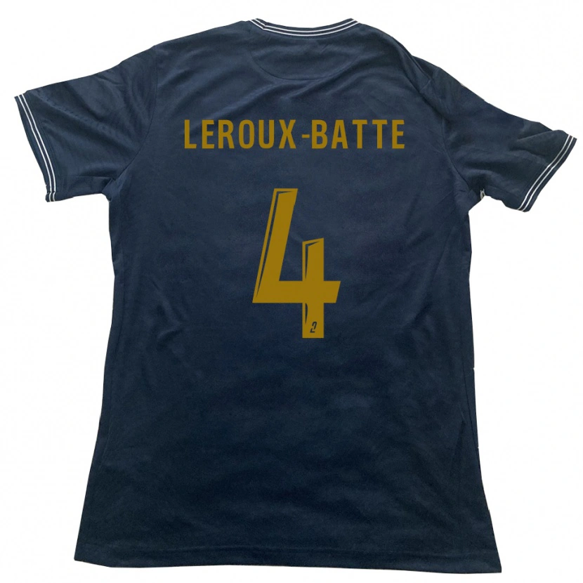 Danxen Men Romain Leroux-Batte #4 Navy Gold Away Jersey 2025/26 T-Shirt