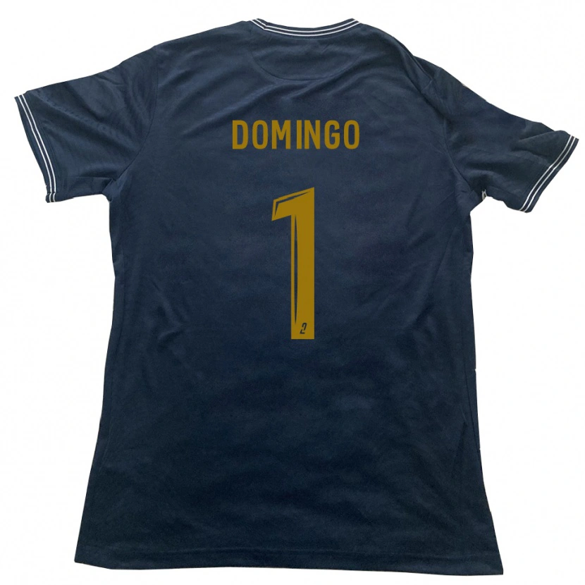 Danxen Men Ismaël Domingo #1 Navy Gold Away Jersey 2025/26 T-Shirt