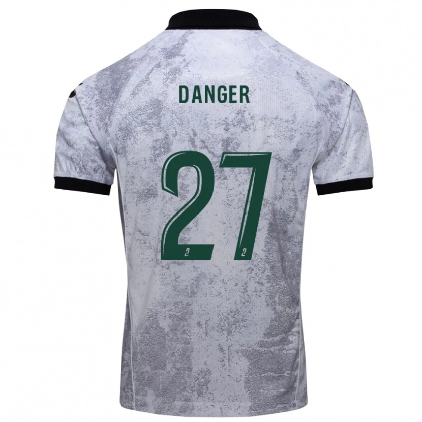 Danxen Men Bradley Danger #27 White Black Away Jersey 2025/26 T-Shirt