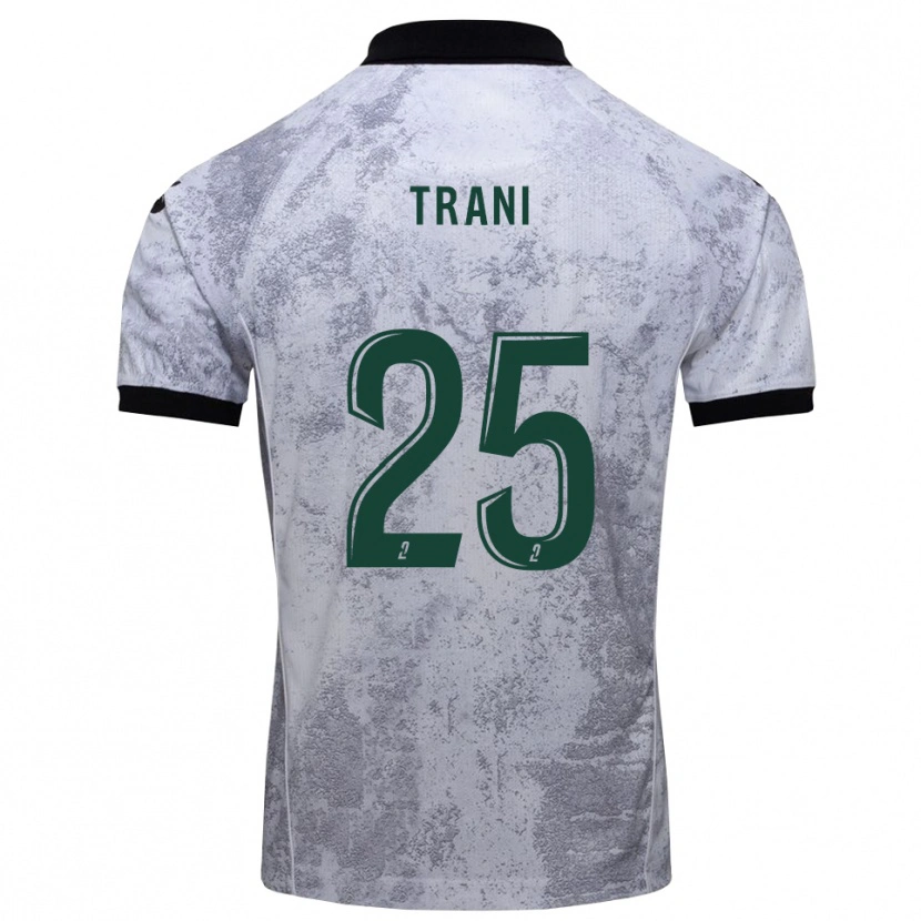Danxen Men Guillaume Trani #25 White Black Away Jersey 2025/26 T-Shirt