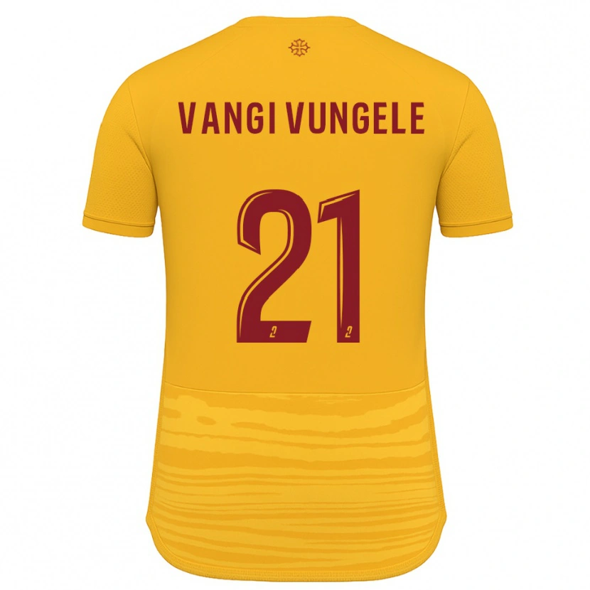 Danxen Men Dylan Vangi #21 Orange Burgundy Away Jersey 2025/26 T-Shirt