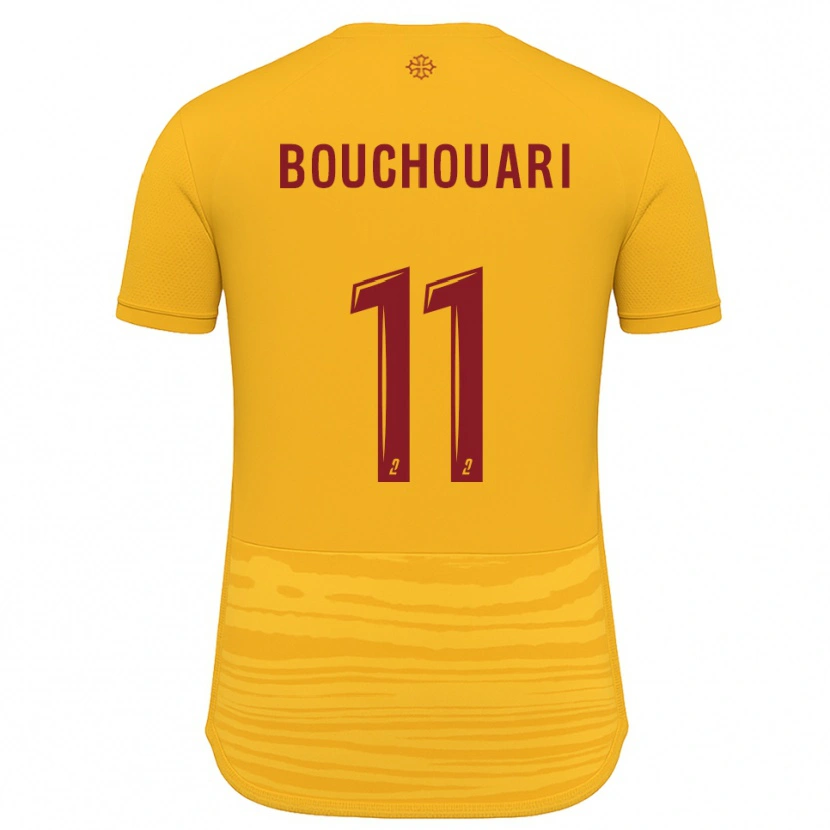 Danxen Men Mohamed Bouchouari #11 Orange Burgundy Away Jersey 2025/26 T-Shirt