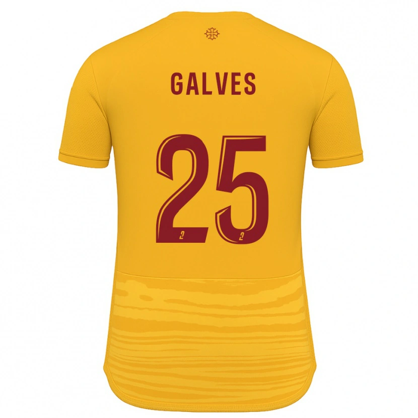 Danxen Men Nolan Galves #25 Orange Burgundy Away Jersey 2025/26 T-Shirt