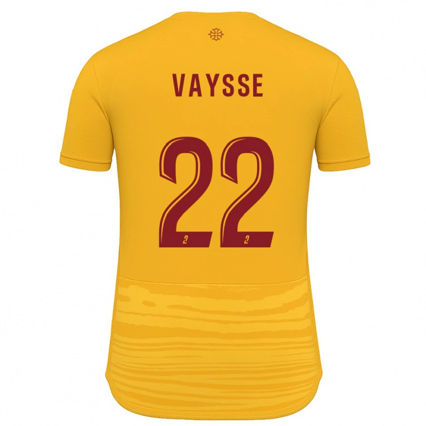 Danxen Men Sophie Vaysse #22 Orange Burgundy Away Jersey 2025/26 T-Shirt