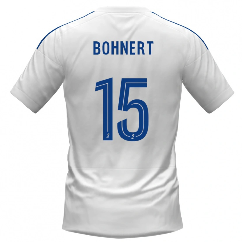 Danxen Men Florian Bohnert #15 White Blue Away Jersey 2025/26 T-Shirt