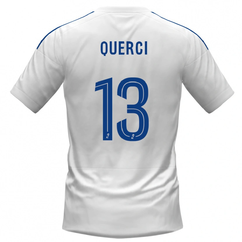 Danxen Men Antoine-Dominique Querci #13 White Blue Away Jersey 2025/26 T-Shirt