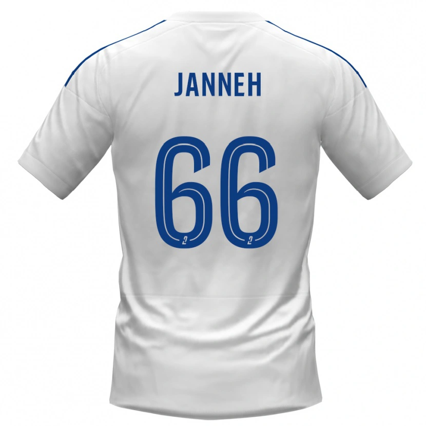 Danxen Men Jocelyn Janneh #66 White Blue Away Jersey 2025/26 T-Shirt