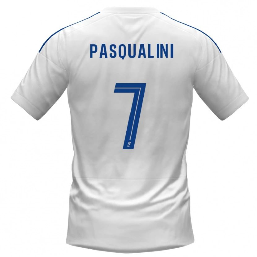 Danxen Men Gordon Pasqualini #7 White Blue Away Jersey 2025/26 T-Shirt