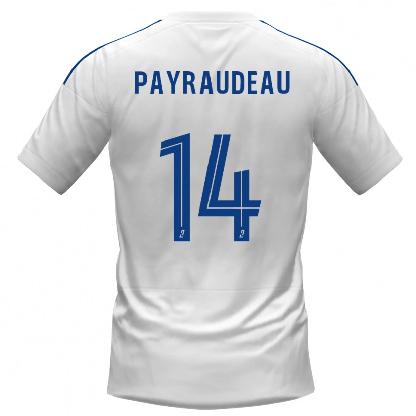Danxen Men Leny Payraudeau #14 White Blue Away Jersey 2025/26 T-Shirt