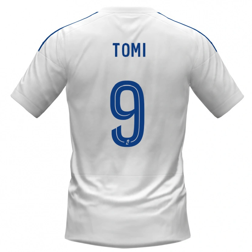Danxen Men Félix Tomi #9 White Blue Away Jersey 2025/26 T-Shirt