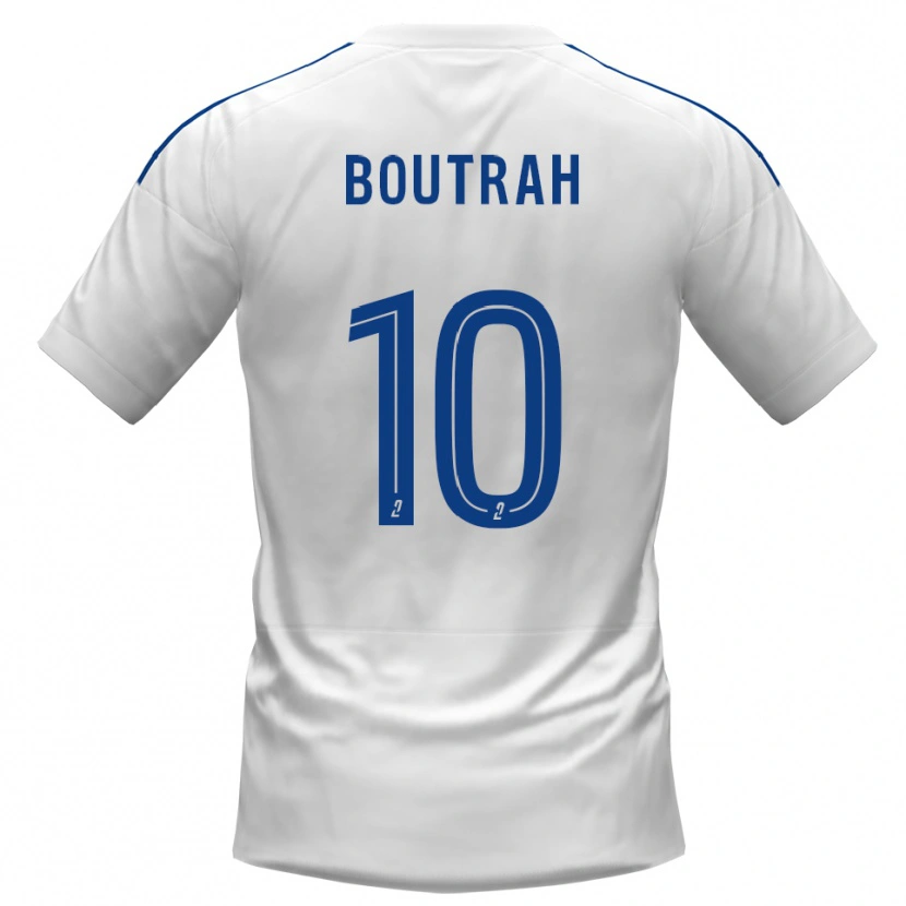 Danxen Men Amine Boutrah #10 White Blue Away Jersey 2025/26 T-Shirt