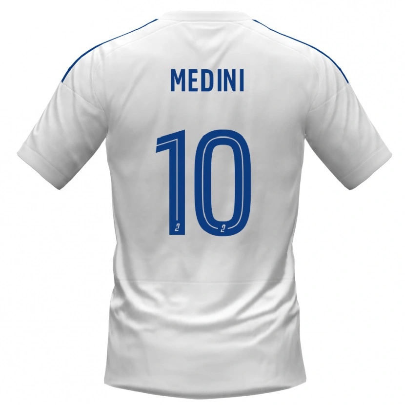 Danxen Men Issa Medini #10 White Blue Away Jersey 2025/26 T-Shirt