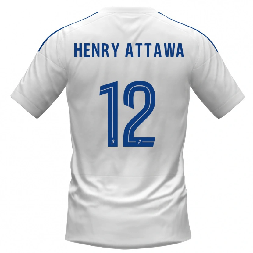 Danxen Men Yoel Henry Attawa #12 White Blue Away Jersey 2025/26 T-Shirt