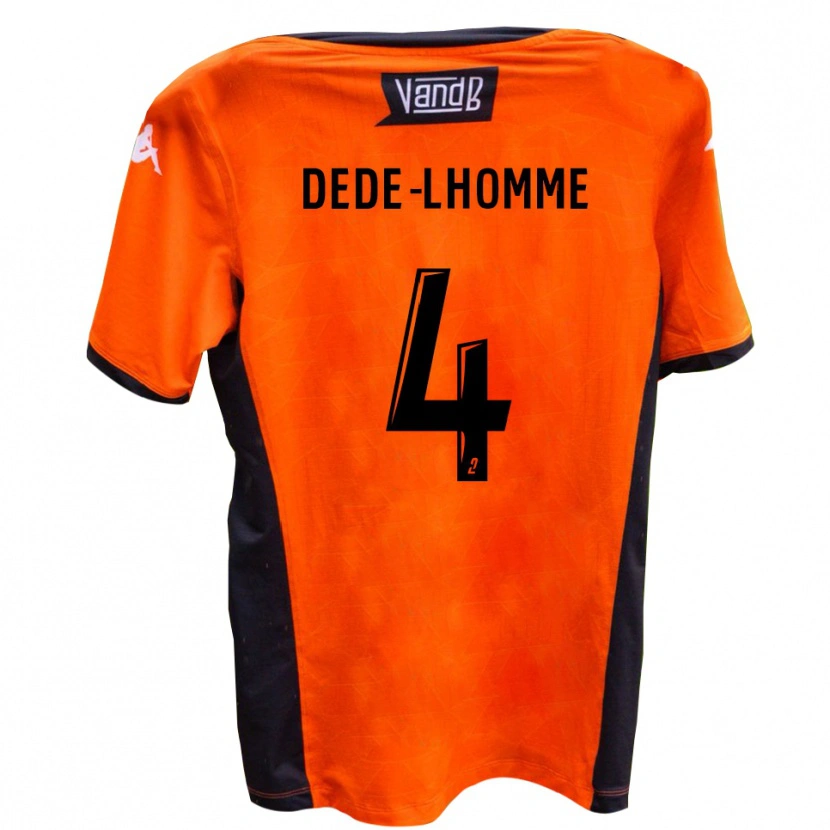 Danxen Men Noah Dede-Lhomme #4 White Black Away Jersey 2025/26 T-Shirt