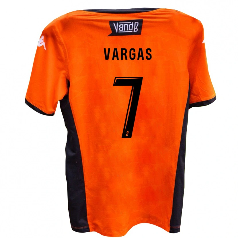 Danxen Men Thibaut Vargas #7 White Black Away Jersey 2025/26 T-Shirt