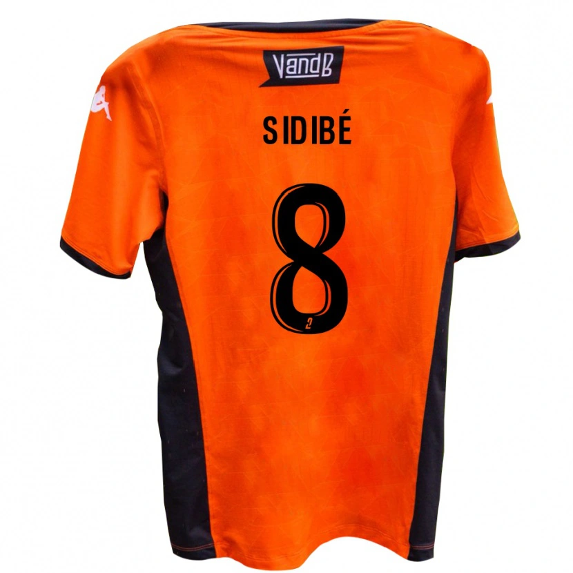 Danxen Men Mamadou Sidibé #8 White Black Away Jersey 2025/26 T-Shirt