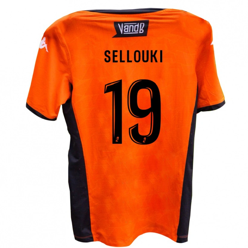 Danxen Men Malik Sellouki #19 White Black Away Jersey 2025/26 T-Shirt