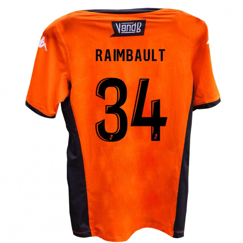 Danxen Men Mathis Raimbault #34 White Black Away Jersey 2025/26 T-Shirt