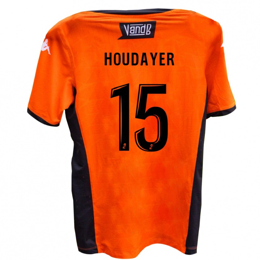 Danxen Men Mathys Houdayer #15 White Black Away Jersey 2025/26 T-Shirt