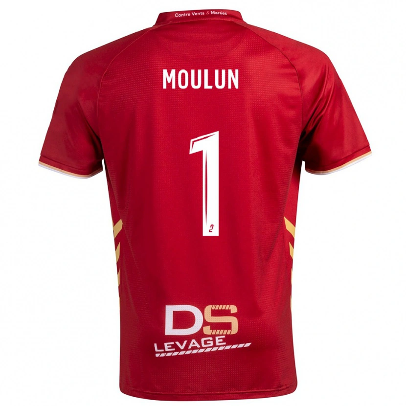 Danxen Men Clément Moulun #1 Burgundy Gold Away Jersey 2025/26 T-Shirt