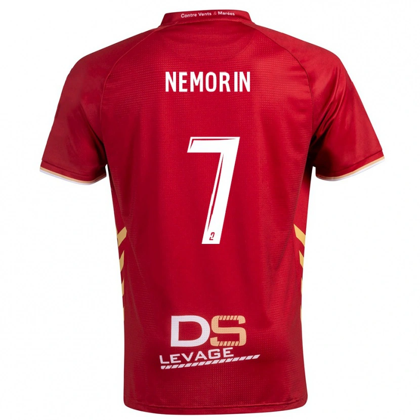 Danxen Men Noah Nemorin #7 Burgundy Gold Away Jersey 2025/26 T-Shirt