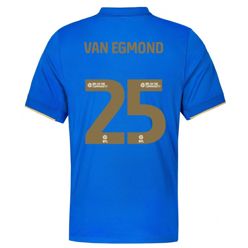 Danxen Women Emily Van Egmond #25 Blue Gold Home Jersey 2025/26 T-Shirt
