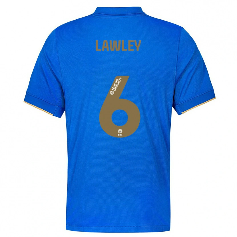 Danxen Women Gemma Lawley #6 Blue Gold Home Jersey 2025/26 T-Shirt