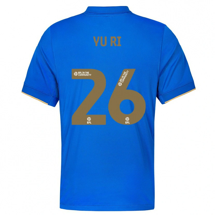 Danxen Women Choe Yu-Ri #26 Blue Gold Home Jersey 2025/26 T-Shirt